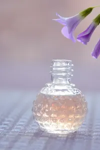 Pembe Kesme Cam Mini Parfüm